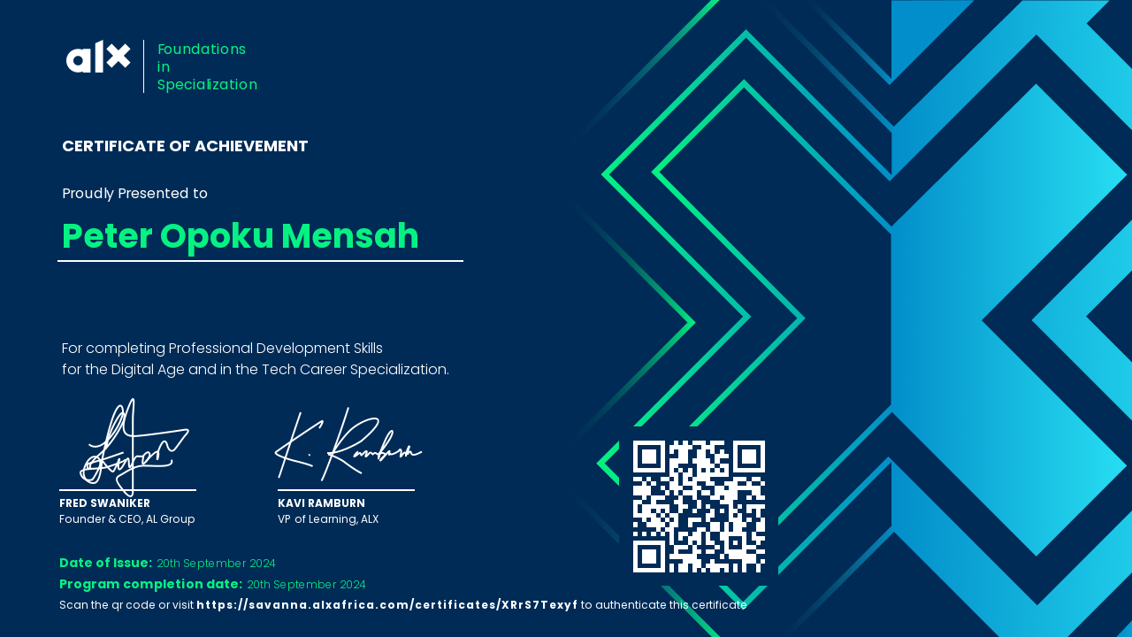 Certificate 1